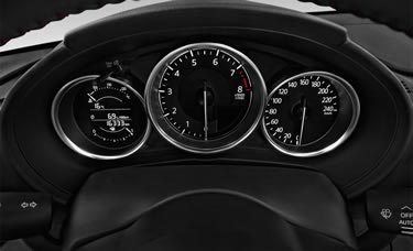 2016 MX-5 Convertible dashboard speedo and dials
