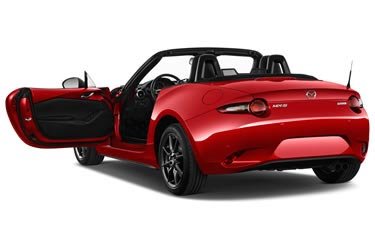 2016 MX-5 Convertible open door from rear of car