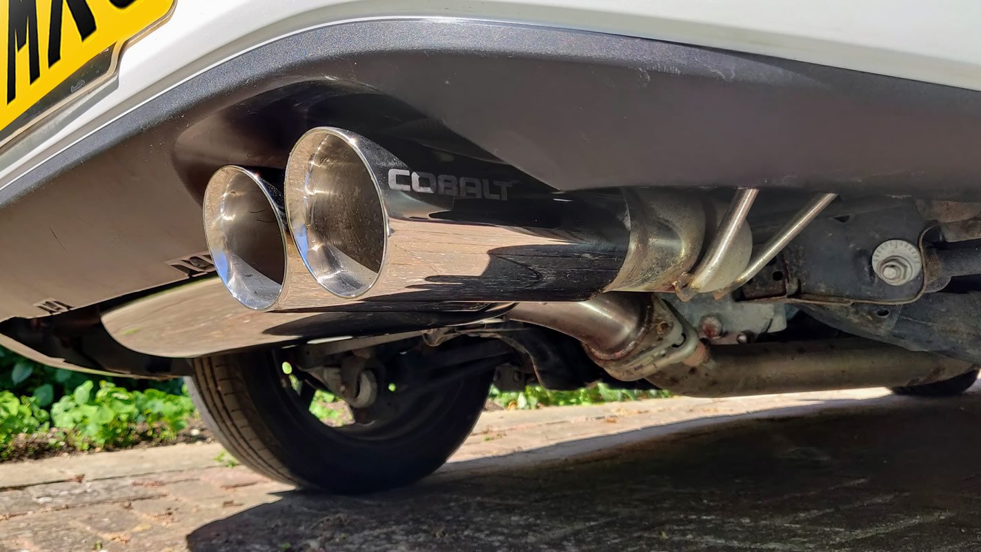The finished exhaust